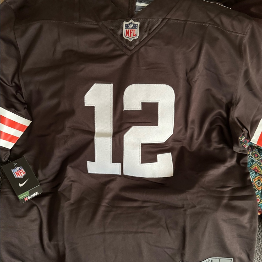 Shadeur Sanders Cleveland Browns NFL Jersey with Number 12